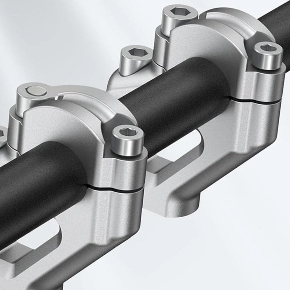 2 Pieces Handlebar Pullback Riser Aluminum Alloy Handlebar Riser Kit