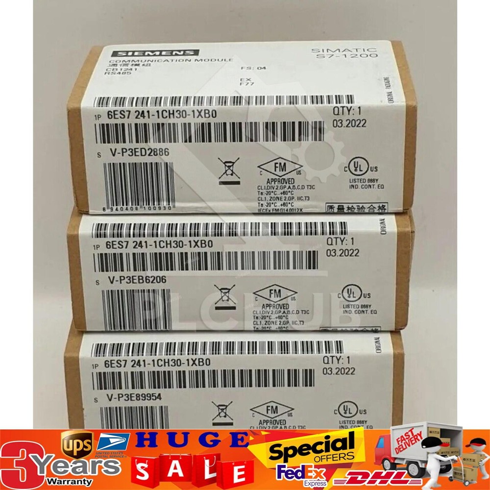 New Siemens 6ES7241-1CH30-1XB0 SIMATIC S7-1200 CB 1241 6ES7 241-1CH30-1XB0