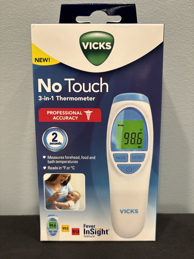 Vicks No Touch 3 in 1 Thermometers NIB! (6 PACK)