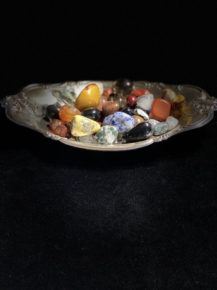 SMALL VINTAGE SILVER OVAL BOWL