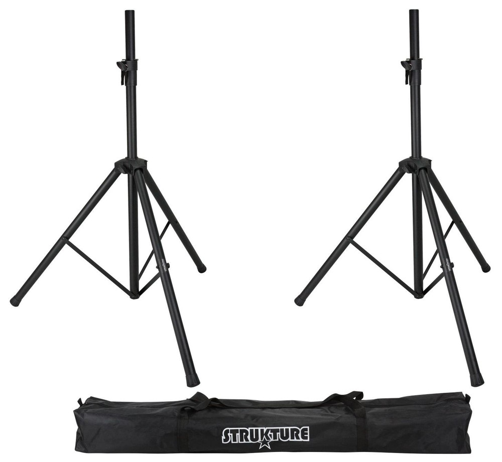 Strukture SASPK2B Aluminum Speaker Stand Pack (