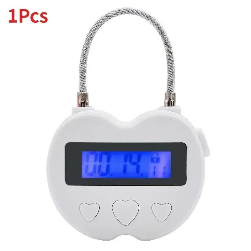 Multifunctional LCD Display Time Lock, Waterproof USB Rechargeable Temporary Tim