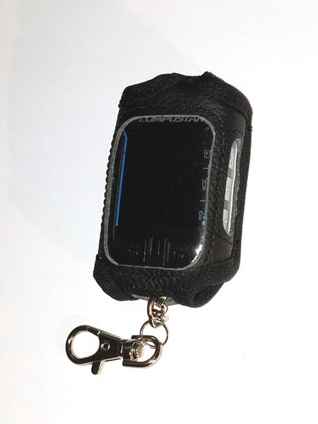 Compustar 2WT11R-SS 2-Way Replacement Control Transmitter PLUS Leather Cover!