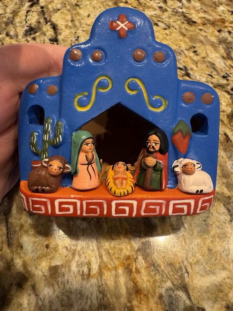 Peruvian Folk Art Nativity Scene