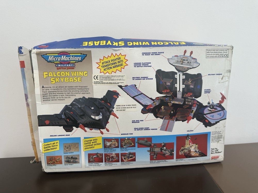 Micro machines Falcon Wing Skybase boxed play set 1995