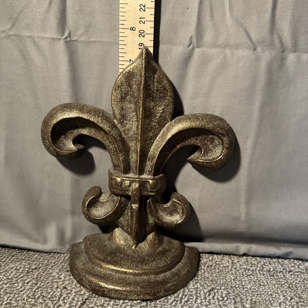 Iron Fleur de Lis Door Stop