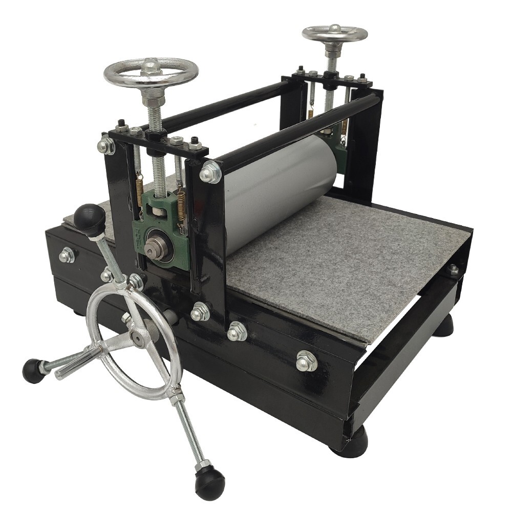 1 PC Black Slab Roller Printmaking Machine Portable Tabletop 50*30cm