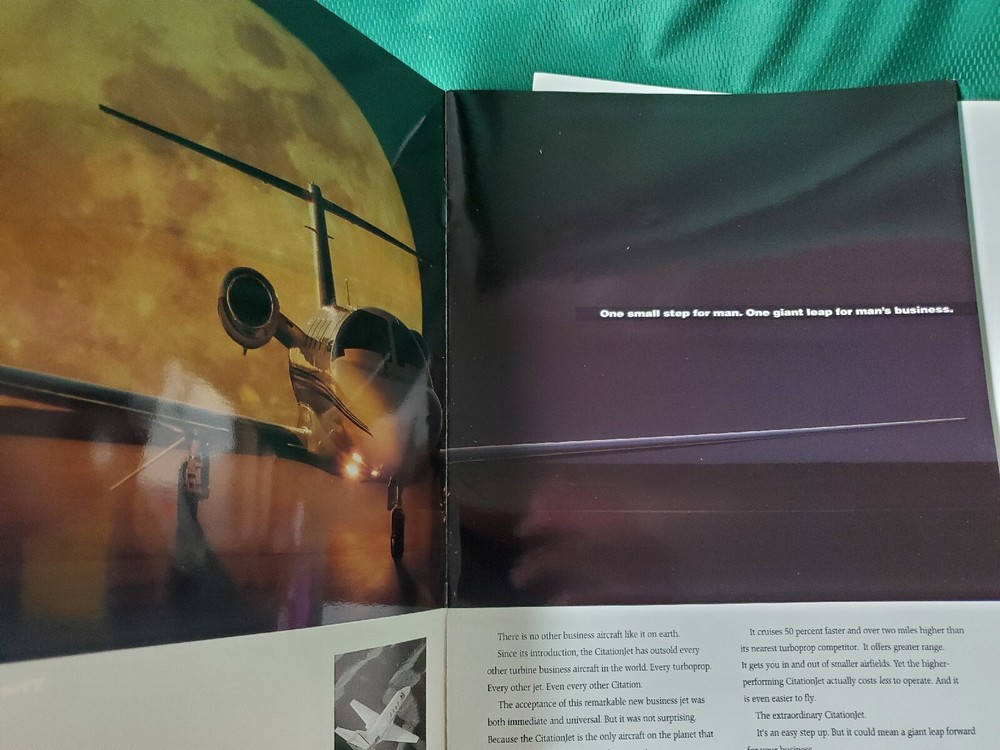 CESSNA CITATION JET Brochure & Specification & Description BOOKLET