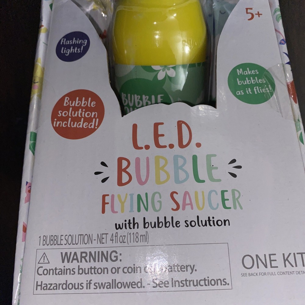 Bubble Flying Saucer Toy