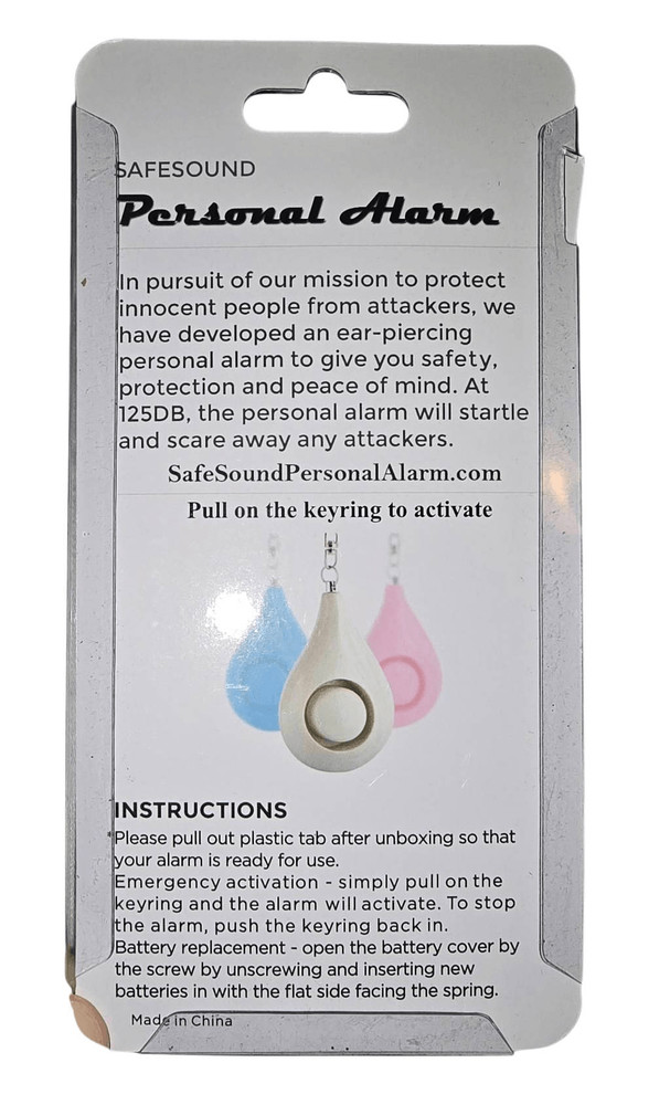 Safesound Personal Security Alarm Keychain