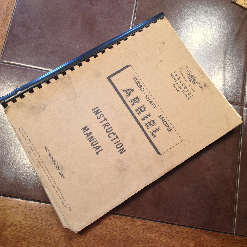 Turbomeca ARRIEL Engine Mechanics Training & Service Manual