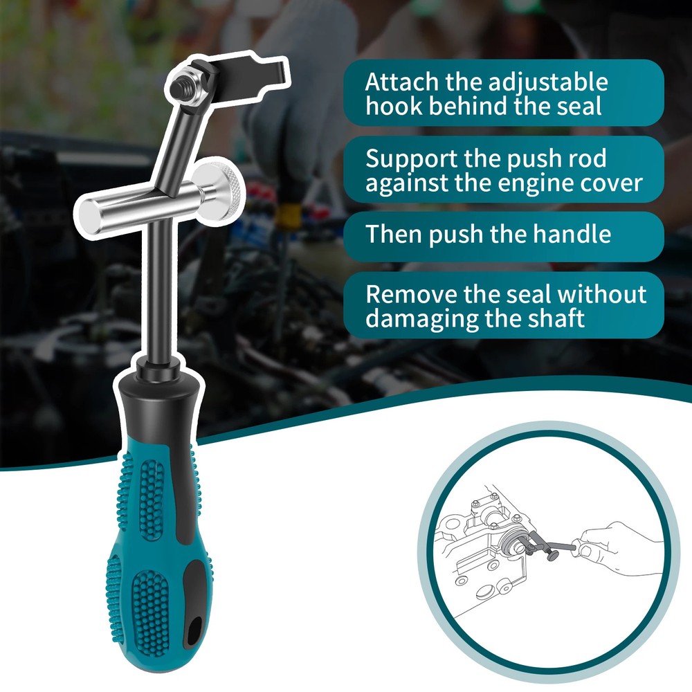 58430 Shaft Type Seal Puller Tool Universal Seal Puller For Auto & Motorcycles