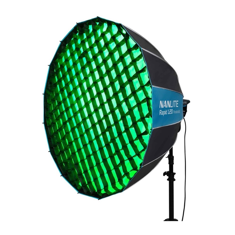 Nanlite Rapid 120 Parabolic Softbox Grid Bowens Mount 47in