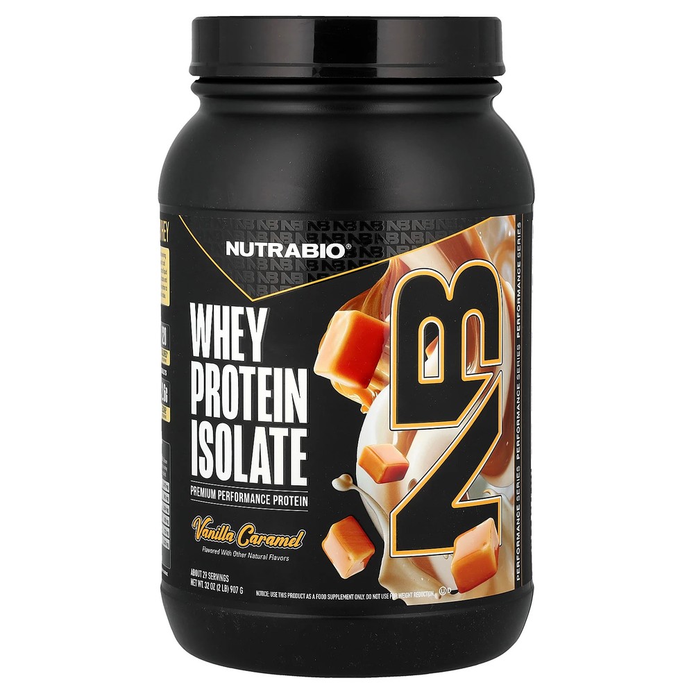 Whey Protein Isolate, Vanilla Caramel, 2 lb (907 g)