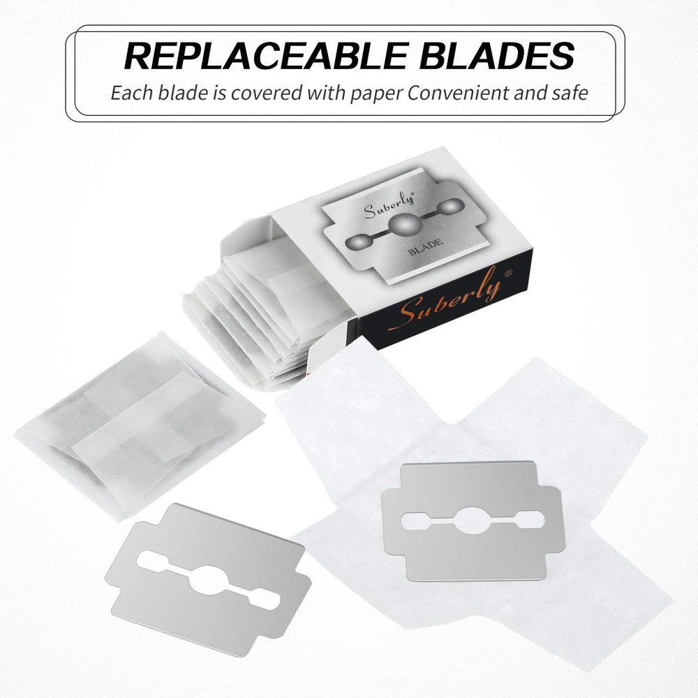 Mudder 120 Pieces Callus Shaver Replacement 1 Count (Pack of 1), Silver