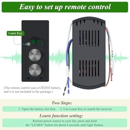 Universal Smart WiFi Ceiling Fan Remote Control, 3-Speed Dimmer, Alexa & Google