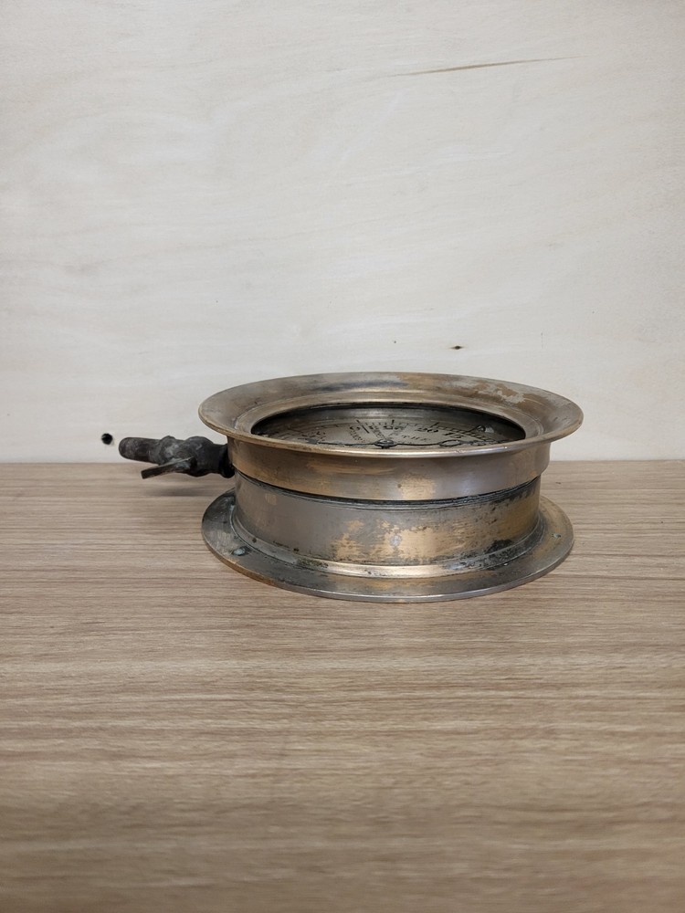 Antique Webster System Steam Gauge 1889