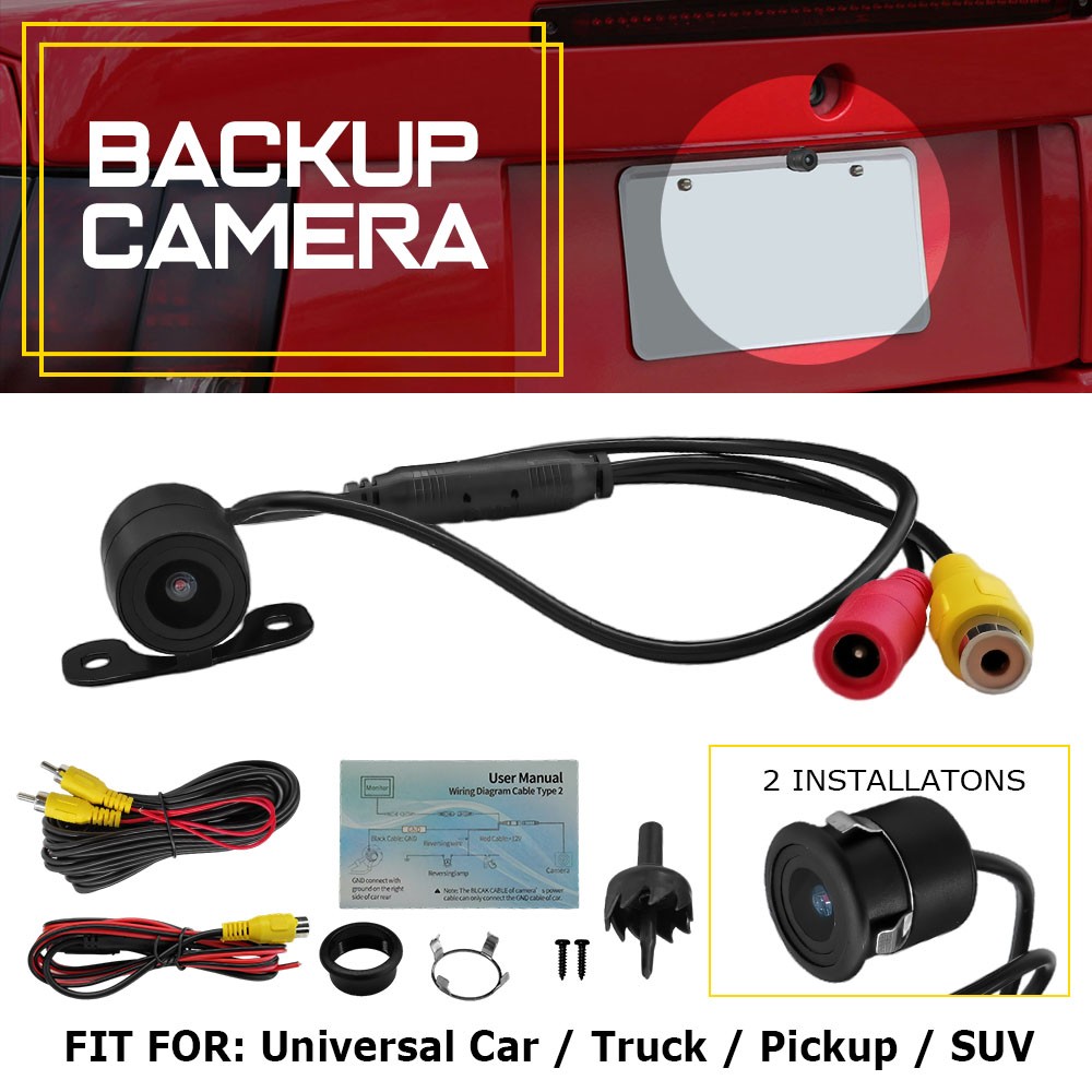 170° CMOS Front/Side/Rear View Reverse Backup Night Vision Parking Camera HD EOA
