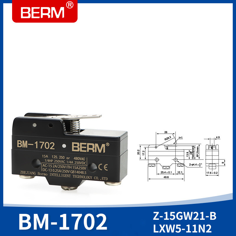 Micro Limit Switch SPDT 10A 250V 380VAC Microswitch Roller Lever Plunger Switch