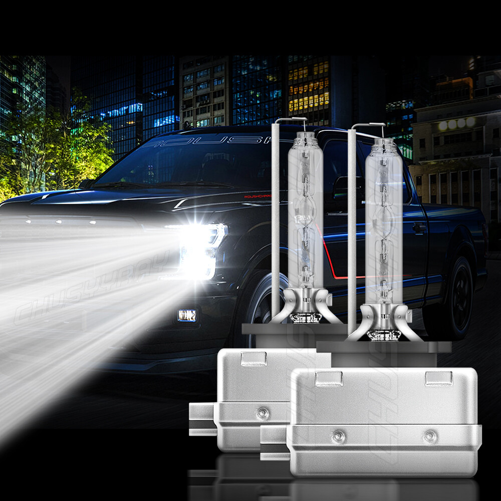 Front HID Headlight Bulb FIT For Ford Mustang 2010-2017Low&High Beam 6000K WHITE