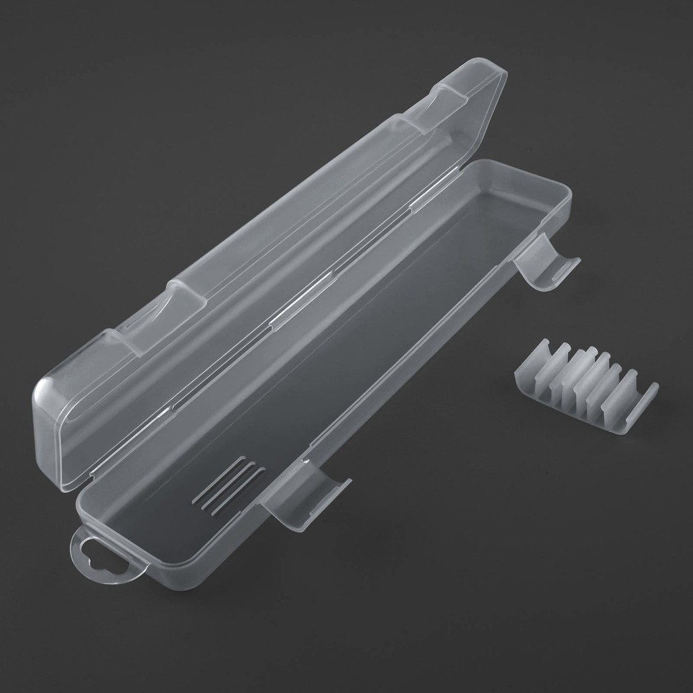 OriGlam Transparent Tableware Storage Case, Portable Flatware