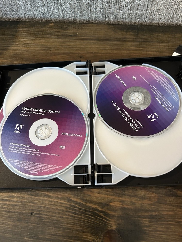 Adobe Creative Suite 4 Production Premium Student License for Windows PC