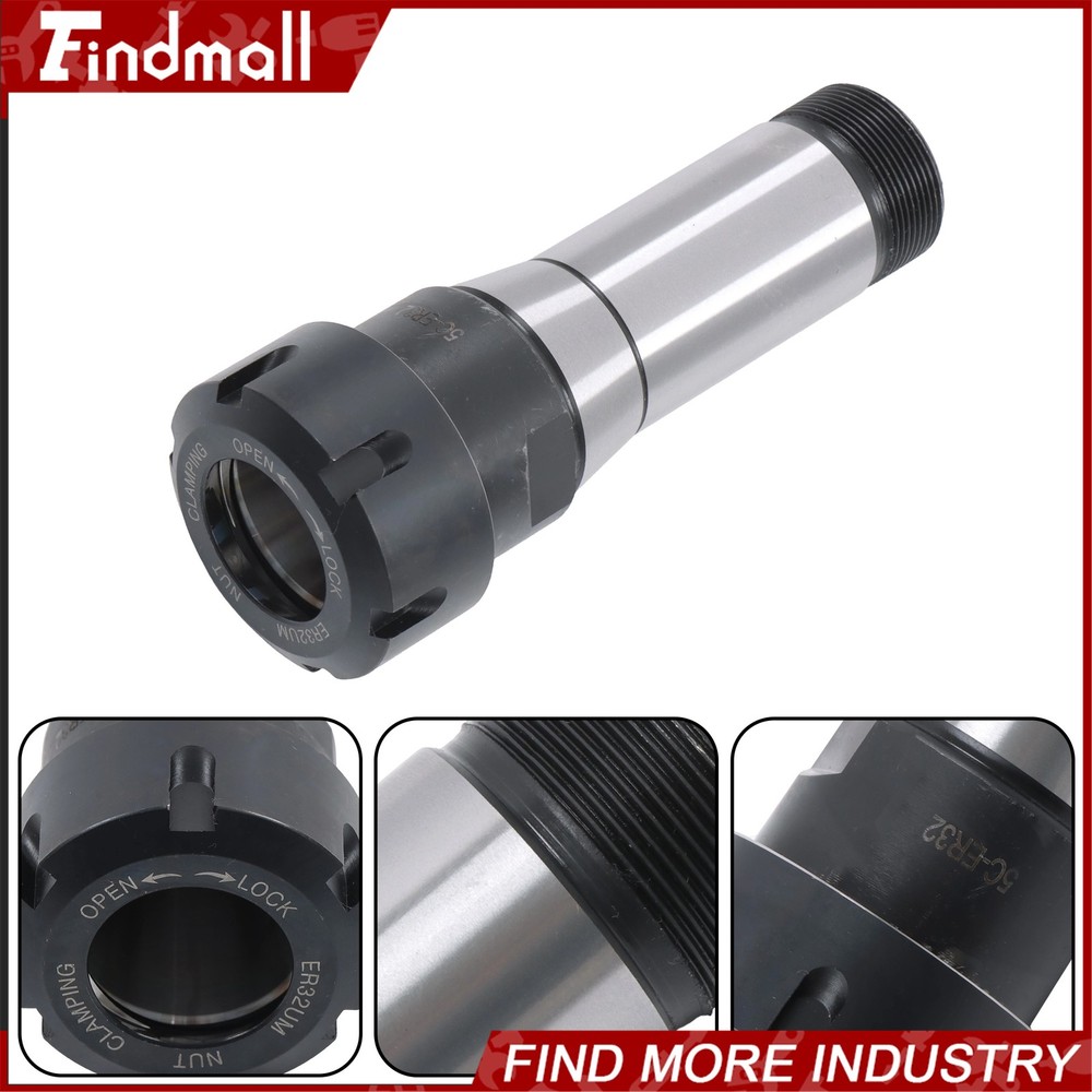 Findmall 5C-ER32 Spring Collet Chuck Holder Precision Adapter for Lathe Work