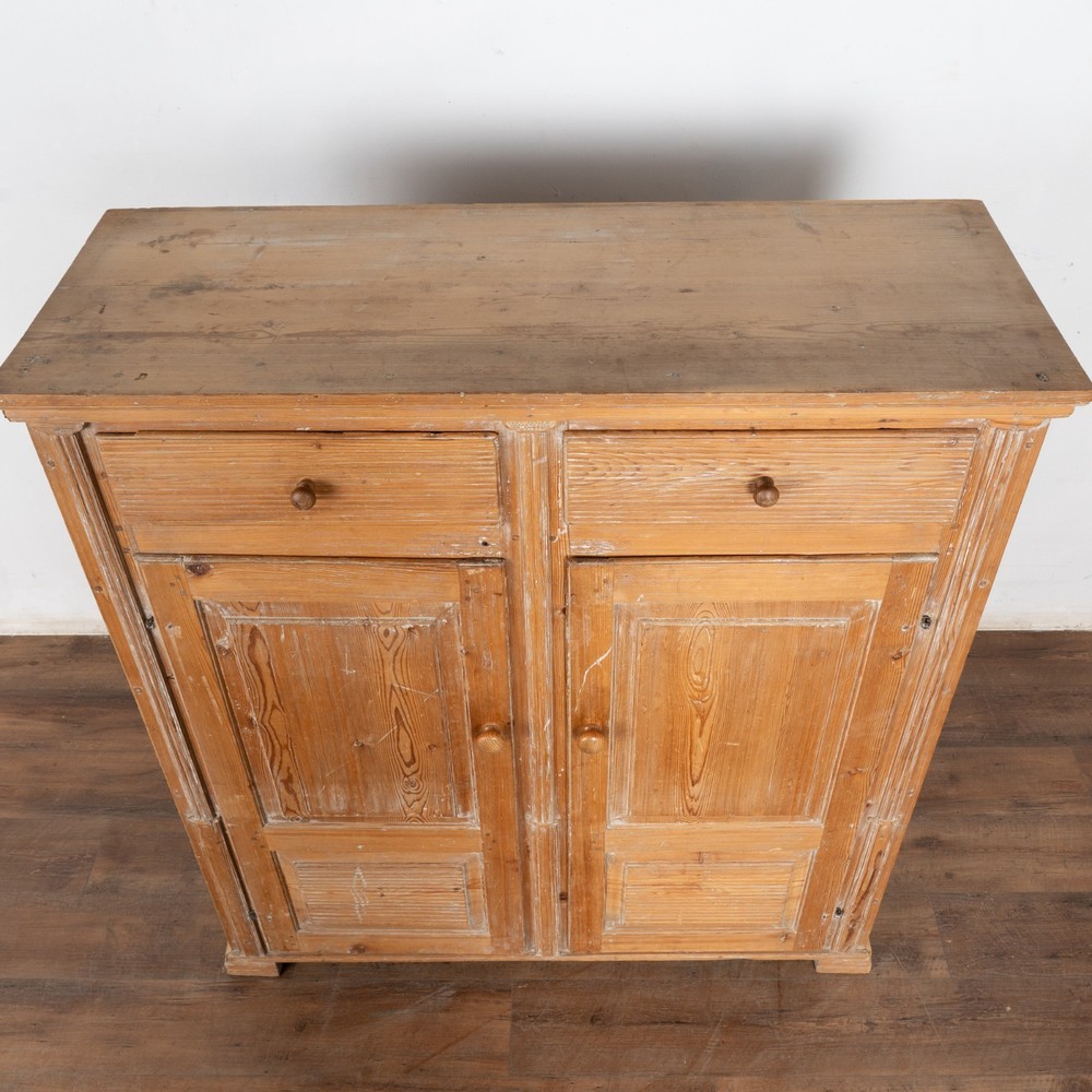 19th Century Swedish Pine Cabinet Sideboard
