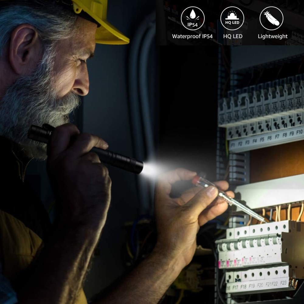 COSMOING LED 1 PCS--Zoomable Pen Flashlight, 1 Flashlight