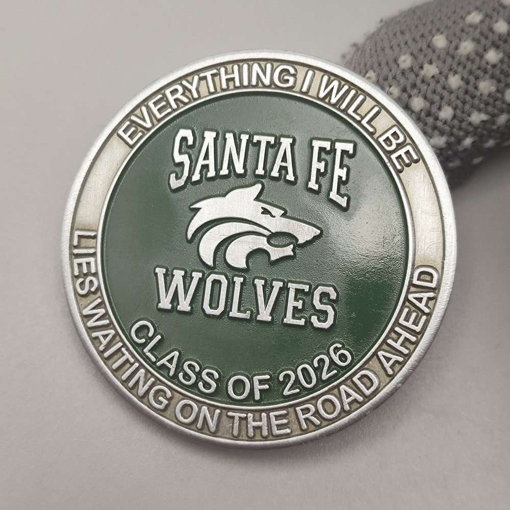 Santa Fe Wolves Class of 2026 Challenge Coin