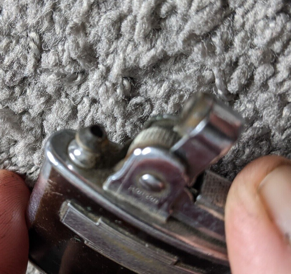 VTG RONSON Art Deco STYLE LIGHTER REFILLABLE BLANK NAME PLATE