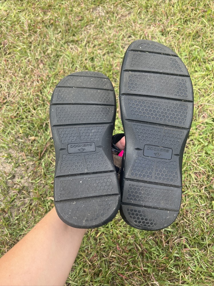 Dockers Brown Adjustable Sandals Men Size 9 M