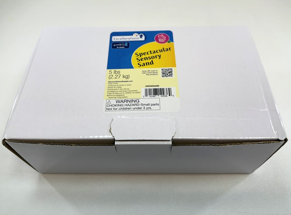 Sensory Sand 5 lbs Excellerations Spectacular Sensory Sand Blue 3+