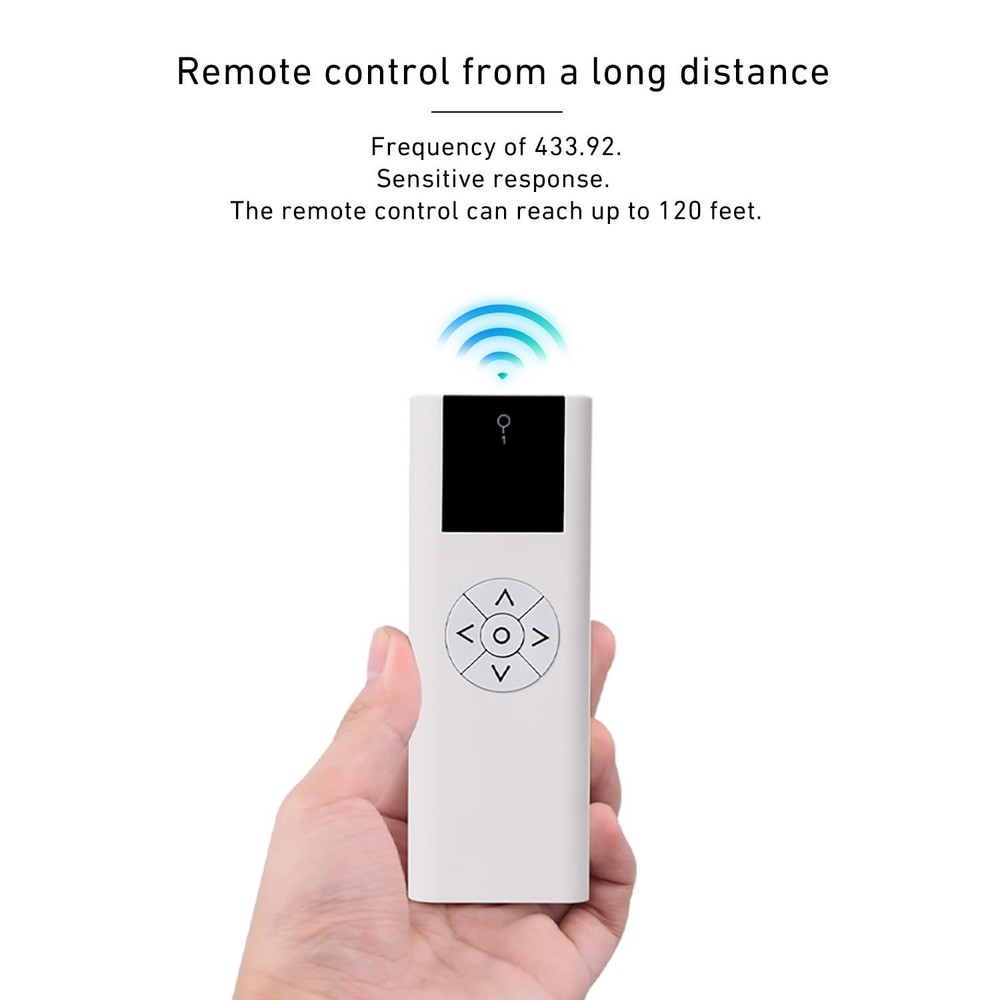AC114-06B Blinds Remote Control，6 Channel RF Transmitter(433.92Mhz) for E