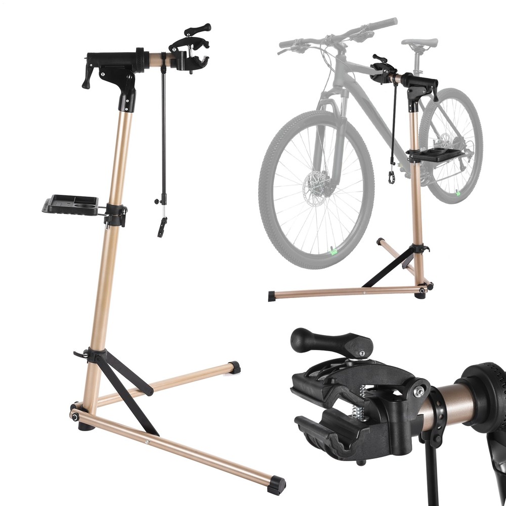 Bike Repair Stand Adjustable Height Foldable Bicycle Maintenance Rack