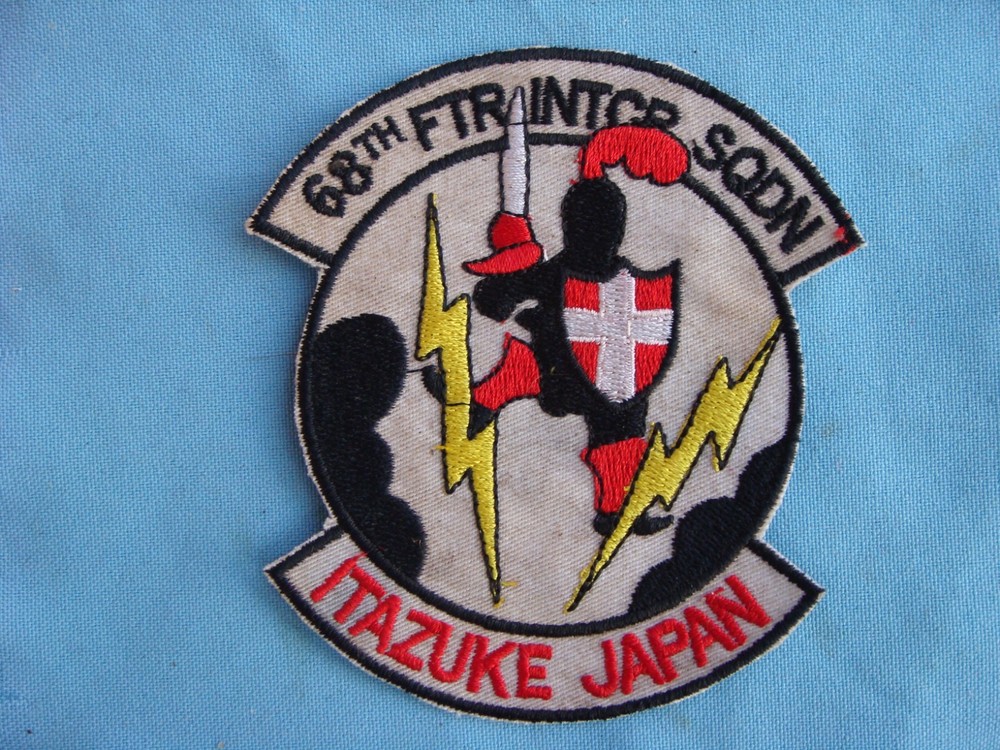 VIETNAM WAR PATCH, US 68th FIGHTER  INTERCEPTOR SQ  ITAZUKE JAPAN