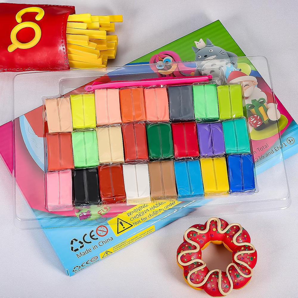 24-Color Polymer Modeling Clay Kit � Mini Starter Set