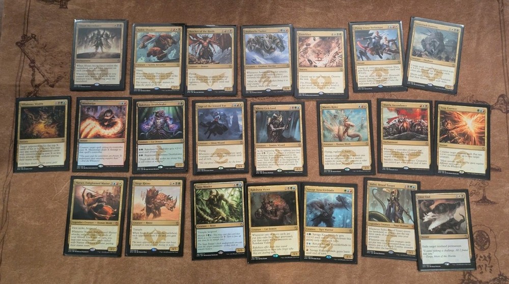 Magic The Gathering - Partially Complete Set -  Khans Of Tarkir - over 200 cards