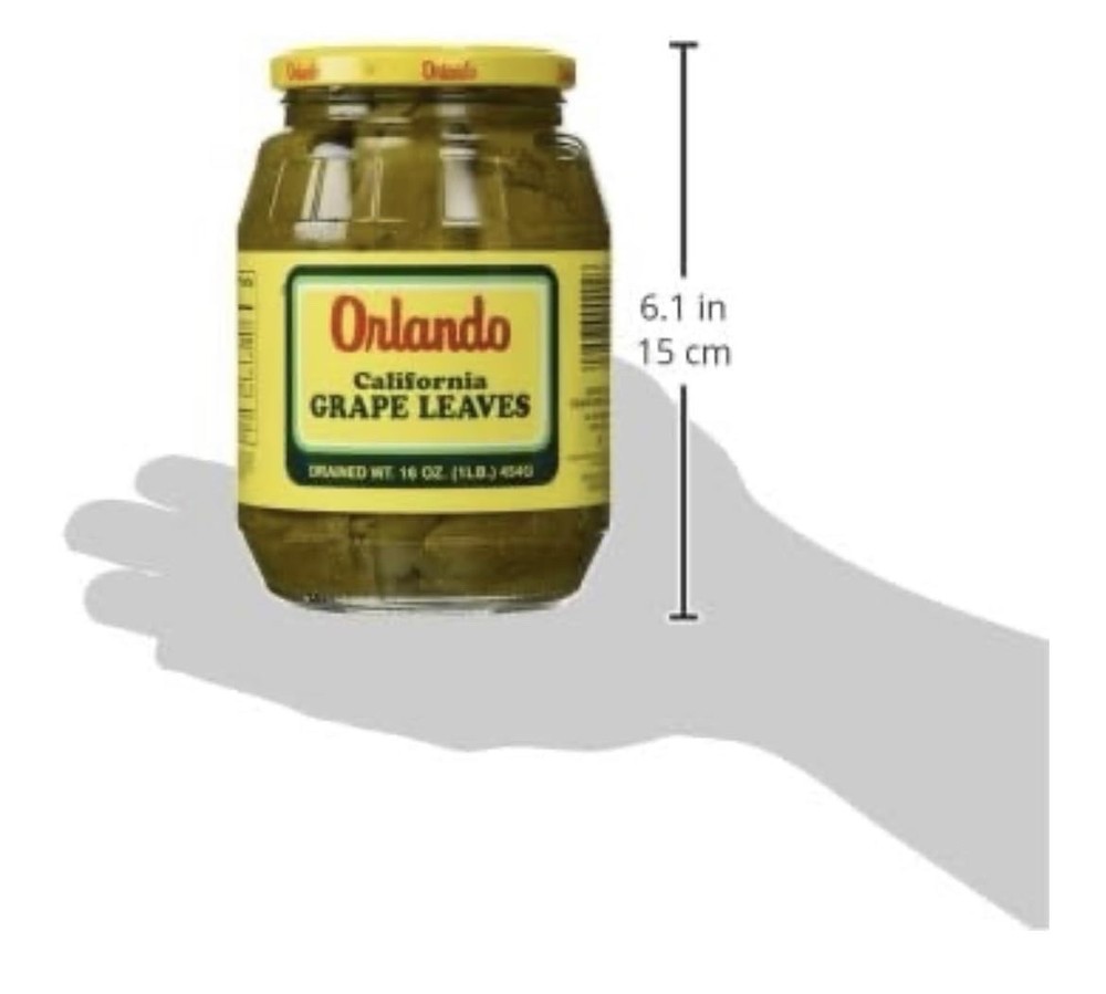 Orlando California Grape Leaves, 16 oz Jar