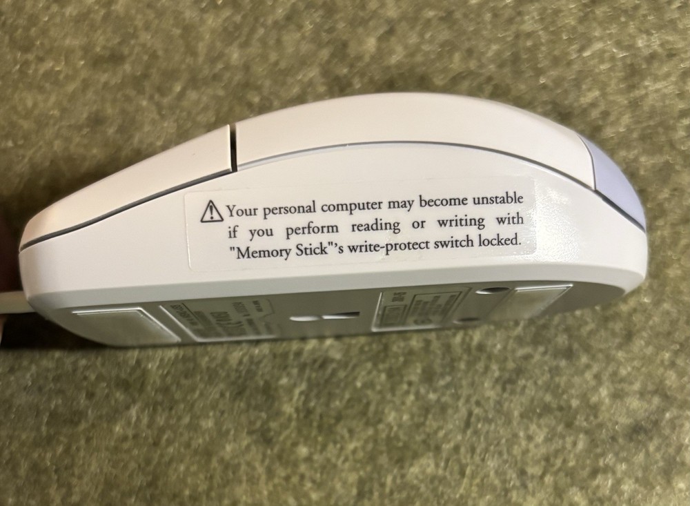 Sony Mouse MSAC-US5 Memory Stick Reader/Writer. Great Condition. Tested & Works