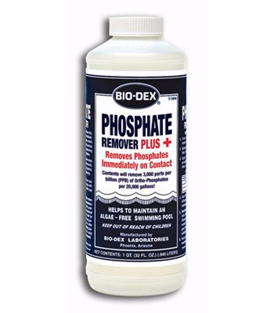 BIO-DEX PHOSPHATE  REMOVER PLUS  1 QUART BOTTLE