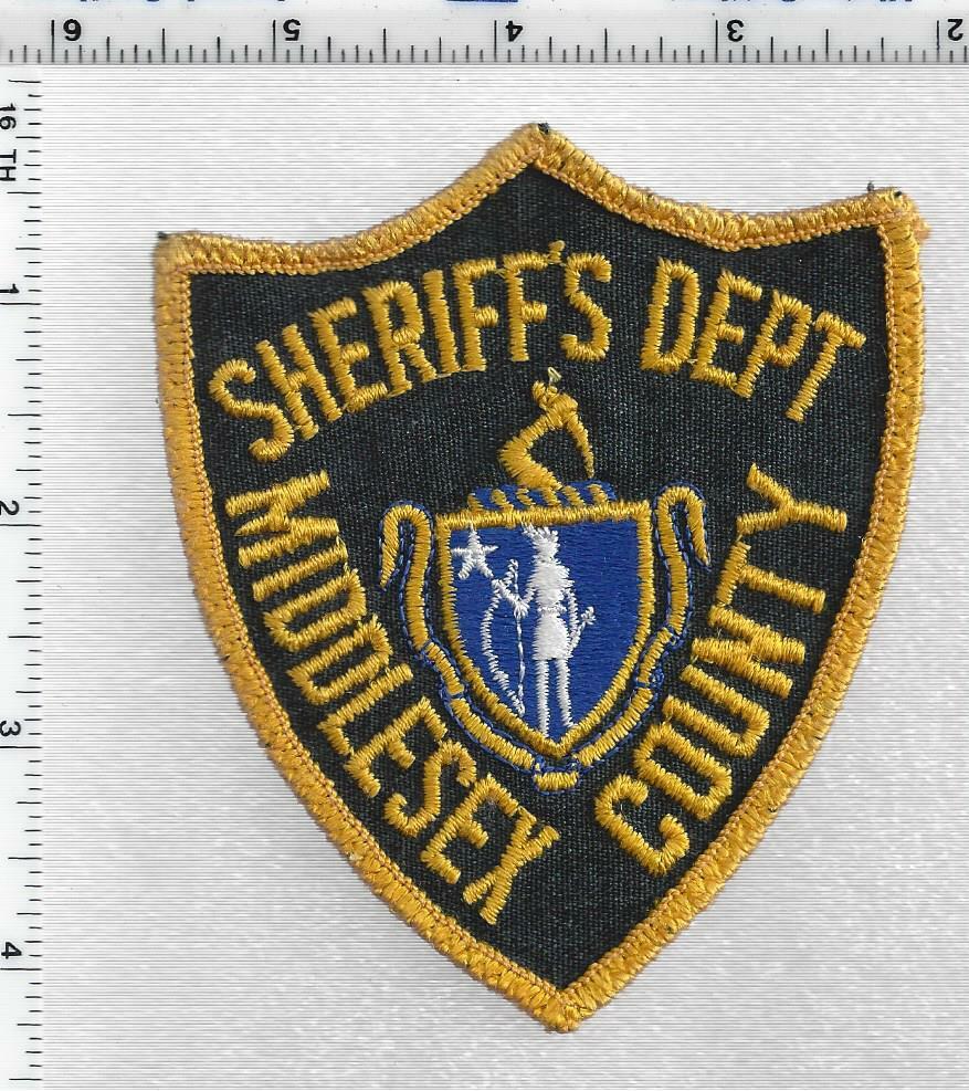 Middlesex County Sheriff (Massachusetts) 1st Issue Uniform Take-Off Patch