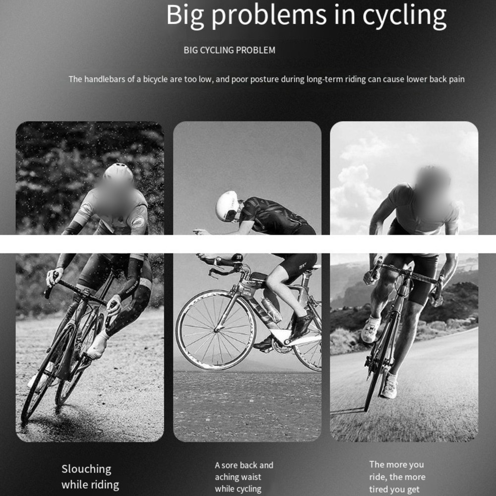 Adjustable Height Bike Handlebar Extender For Comfortable Cycling Experience