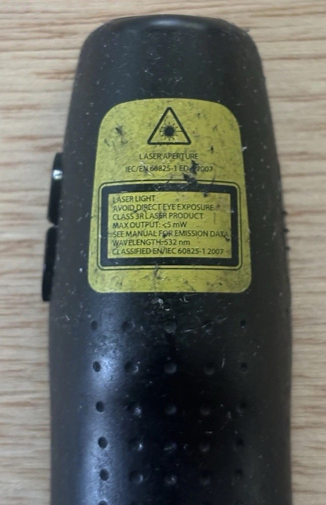 Logitech Professional Slideshow Remote Laser Pointer Presenter