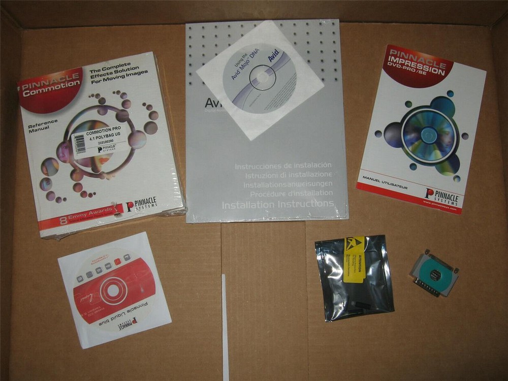 AVID LIQUID BLUE 1.8 TO PINNACLE ( server + dongle + software + box + control )