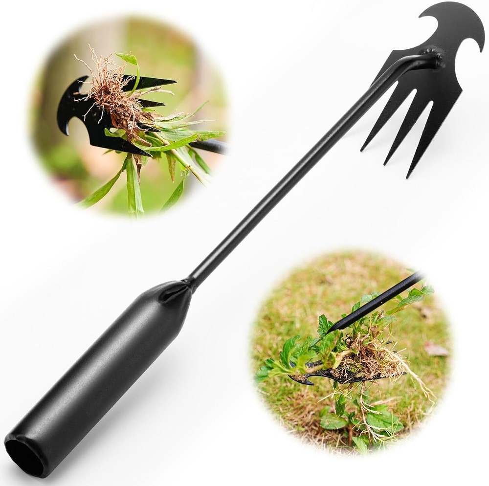Weed Puller Tool Garden Weed Pulling Tool, Portable Garden Weeder Tool Uprooting