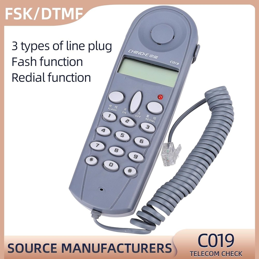 Compact Handheld Cable Tester with Caller ID – Last Number Redial Function