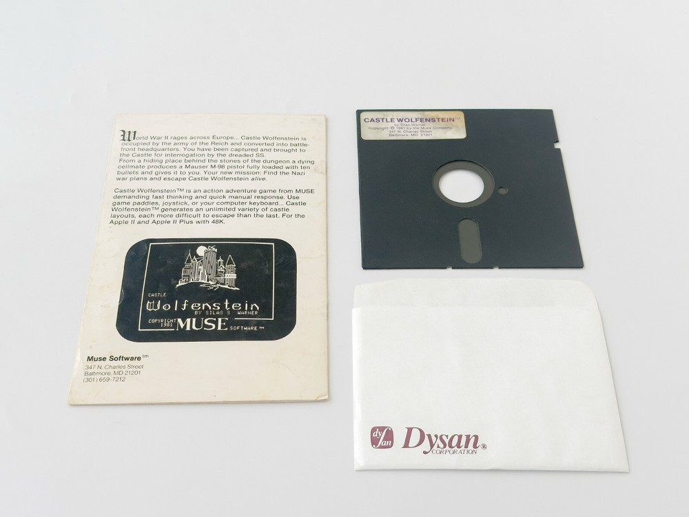 Castle Wolfenstein - MUSE Software (The MUSE Co.) - 1981 / Apple II