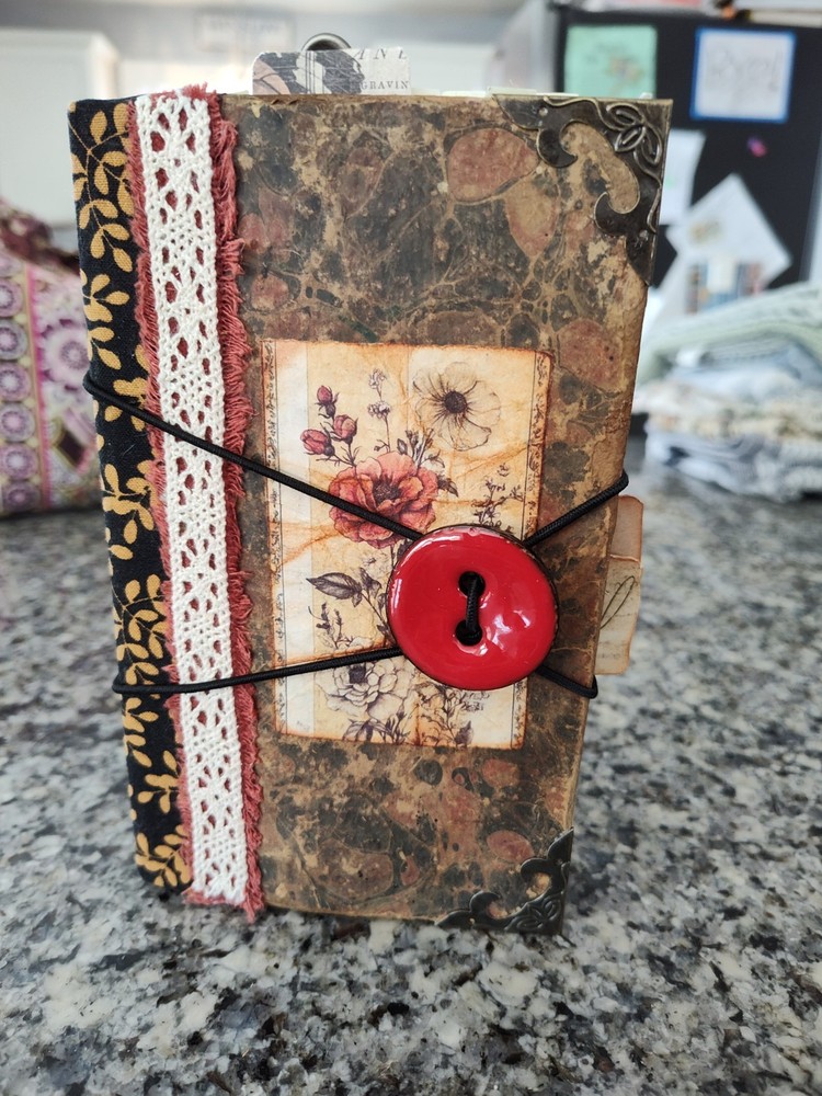 Handcrafted Vintage Journal, Planner, Diary, Sketchbook