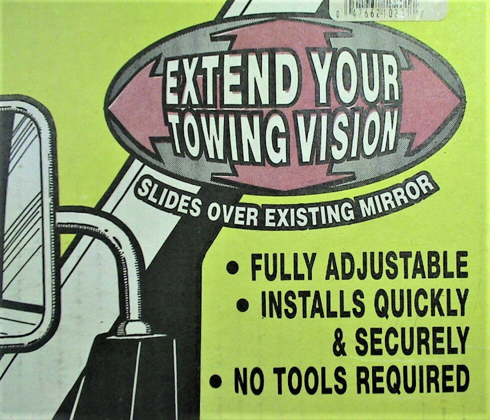 CIPA Custom Towing Driver Side Mirror 4.5" X 5.125"